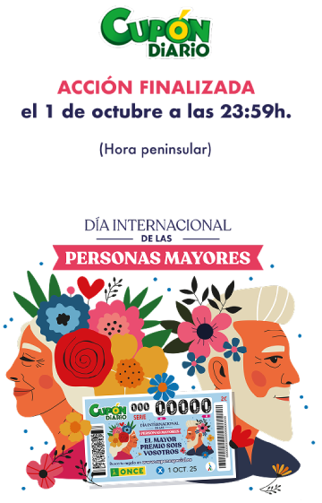 Acción finalizada el 29 de noviembre a las 23:59h.. (hora peninsular)