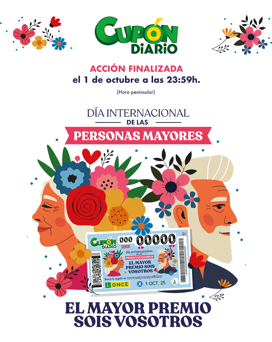 Acción finalizada el 29 de noviembre a las 23:59h.. (hora peninsular)